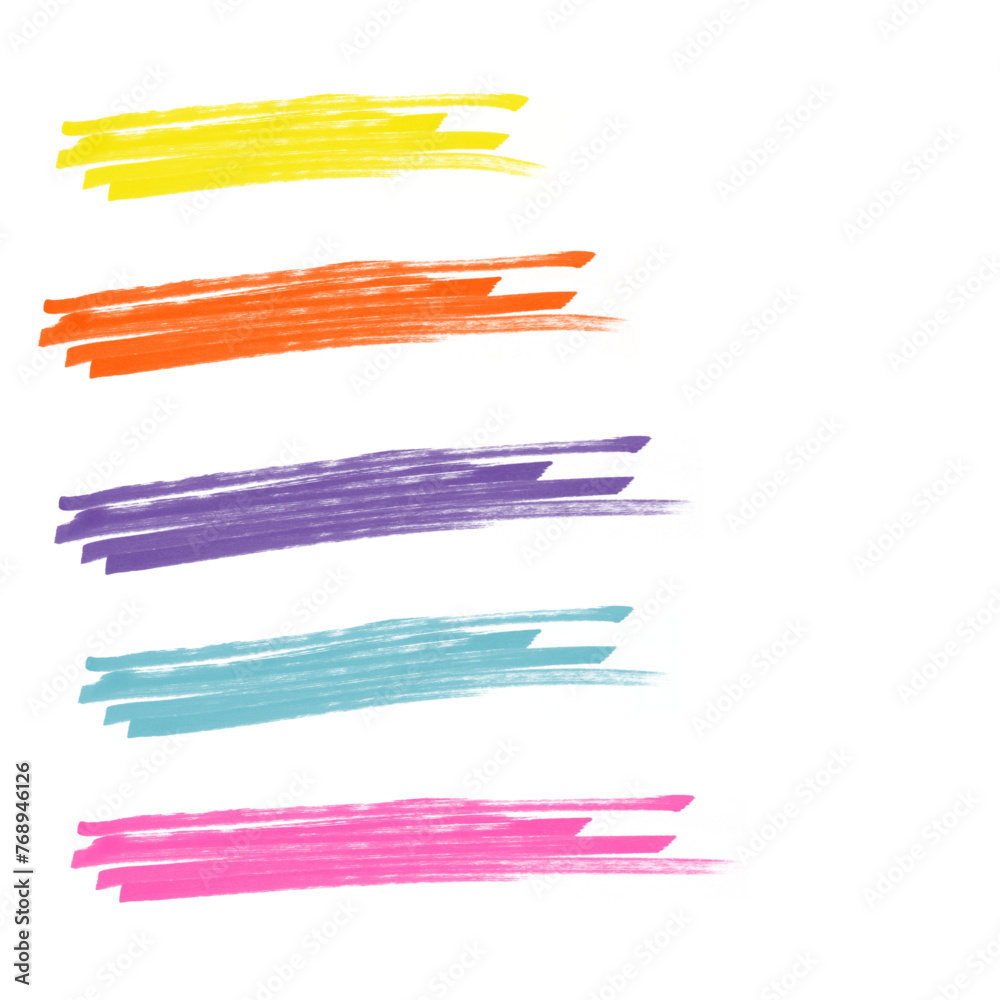 set of watercolor paint strokes set of watercolor paint strokes