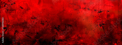 old red background