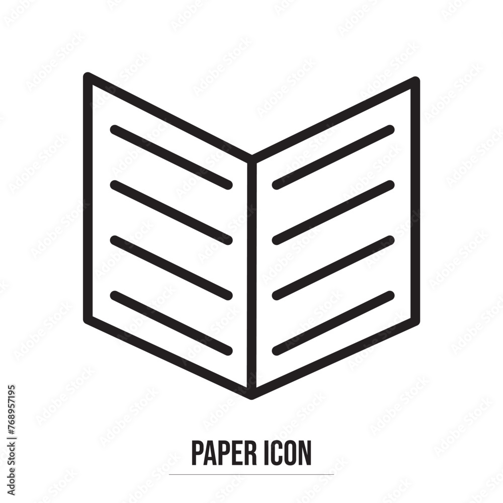 Paperwork Compilation Vector Icon . Document vector icon isolated on ...