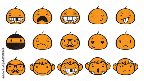 Icon emoji collection 