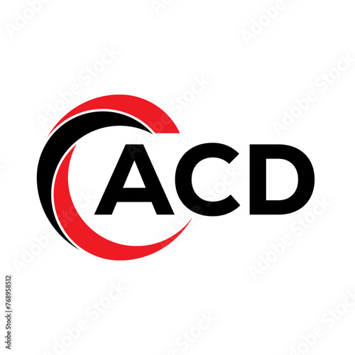 Acd Letter Logo Design. Acd Creative letter logo design vector, Acd Letter Initial Logo Design.