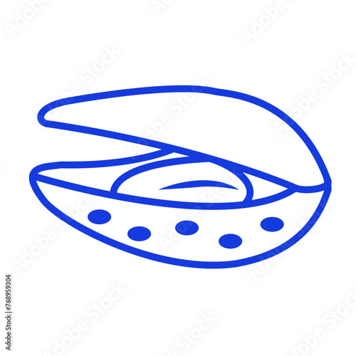 Seafood linear Icon pack