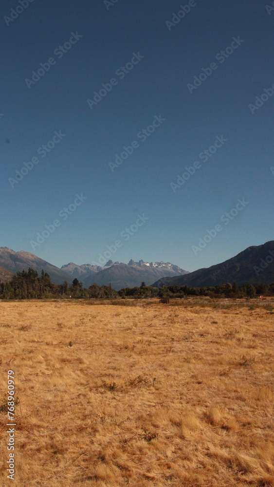 Naklejka premium Natural landscape of Patagonia Argentina 