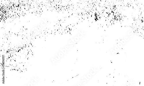 Black grunge or grainy texture isolated on transparent background. Dust overlay texture with grunge effect. Vector illustration.