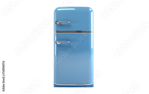 Top-Mount Refrigerator with Freezer, Top-Freezer Refrigerator,PNG Image, isolated on Transparent background.