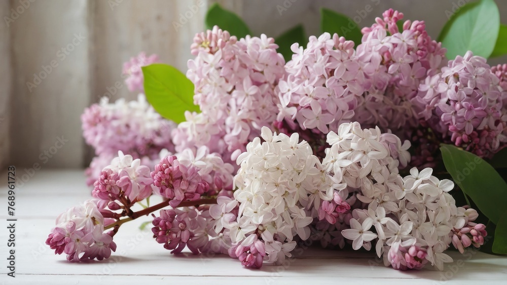 Bouquet of fragrant lilacs. Bouquet of fragrant lilacs.