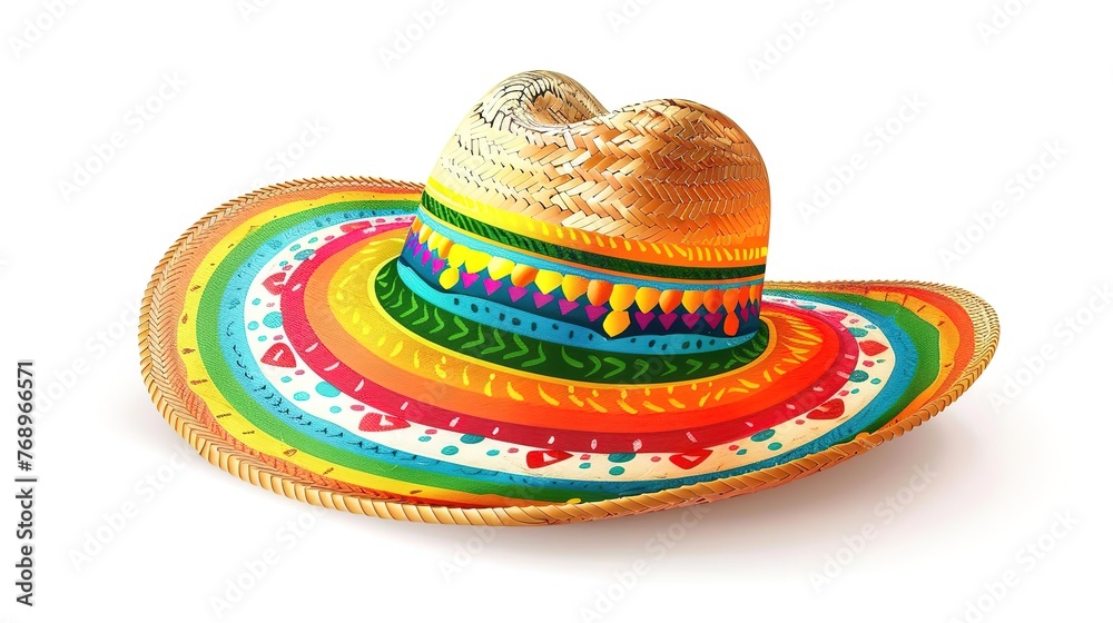 Wonderful cinco de mayo on white background Wonderful cinco de mayo on white background