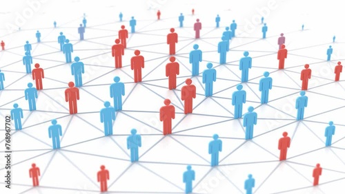 disease spread or social network 3d connections plexus animation. Can be used to represent population growth, a population growth virus or lobbying management organization