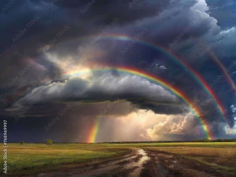 Stormy rainbow 4