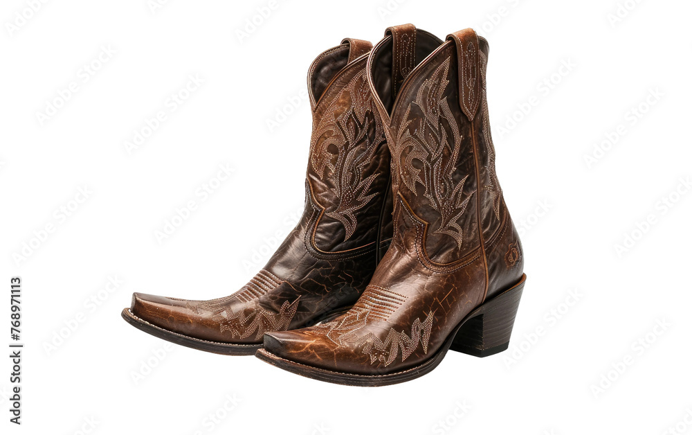 Stetson Women's Boots,PNG Image, isolated on Transparent background.