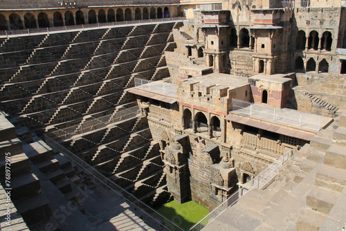 Abhaneri Chand Baori stepwell, India photo