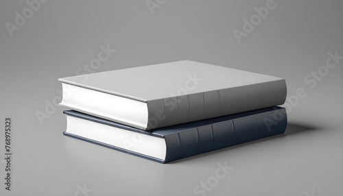 stack of books isolated on black