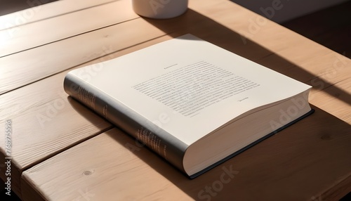 book on a table
