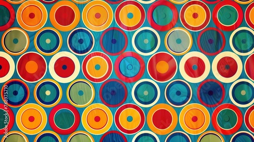 Seamless colourful pattern wallpaper