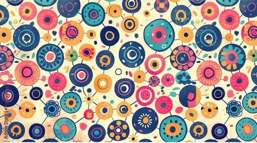 Colourful pattern background