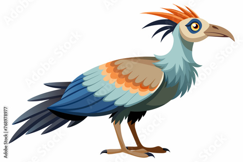  a big bird Vector arts illustration 