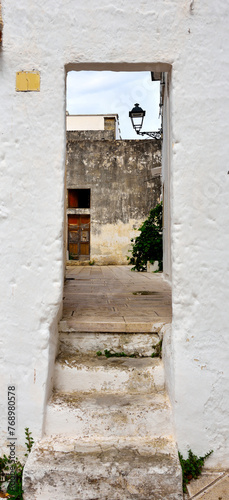 the historic center of presicce-acquarica lecce puglia italy