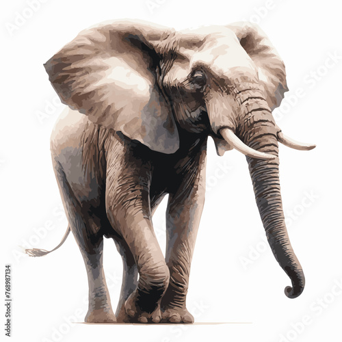 Elephant watercolor Artwork , Watercolor Elephant painting