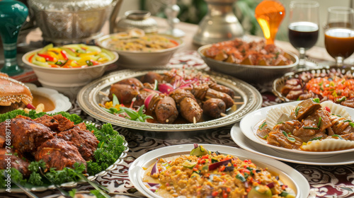 Sharing these savory dishes reinforces the spirit of unity and community during Eid al-Adha celebrations © EmmaStock