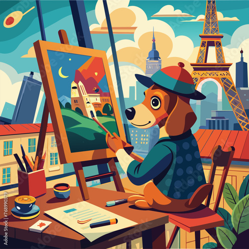 create-a-charming-scene-of-a-dachshund-painter--pa