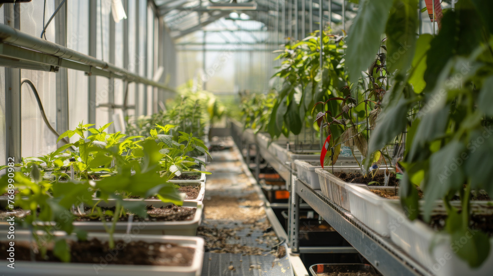 Greenhouses provide controlled environments where plants thrive Greenhouses provide controlled environments where plants thrive