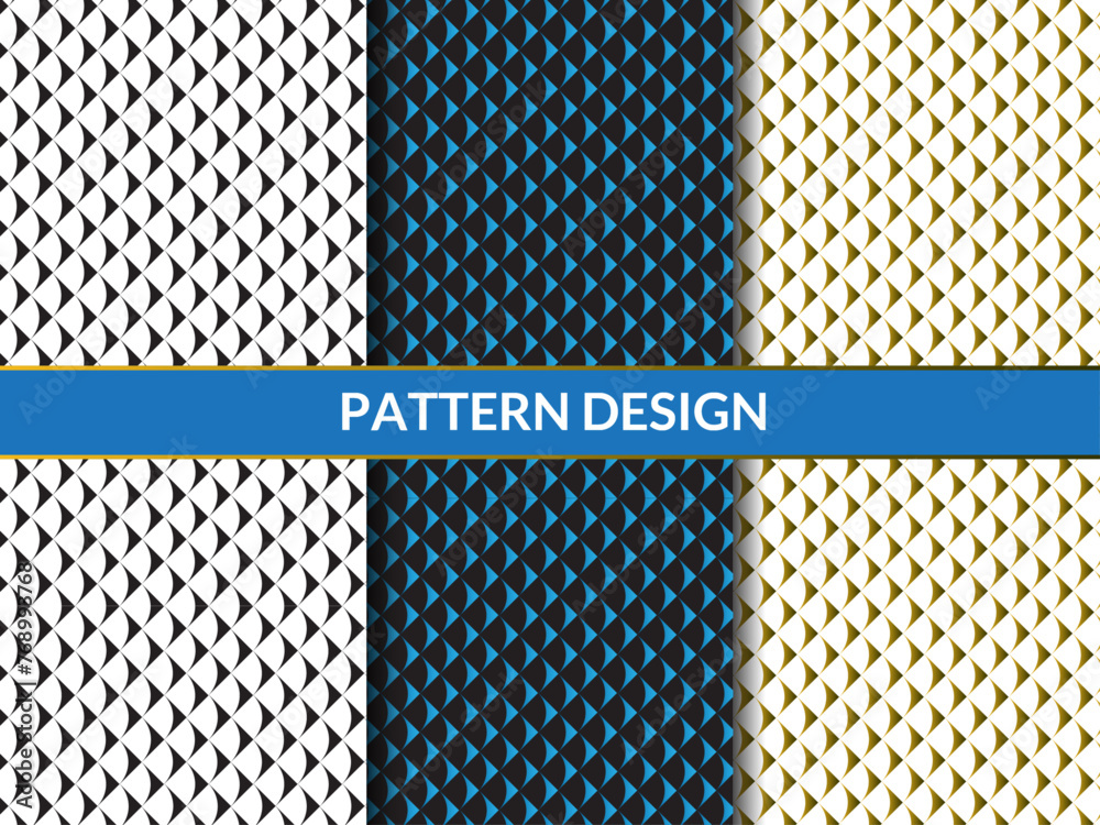 Creative modern geometric patterns for design