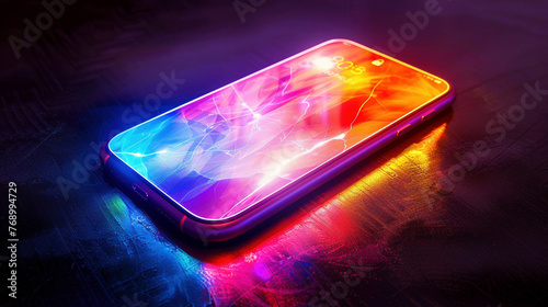 Illuminated Smartphone Display