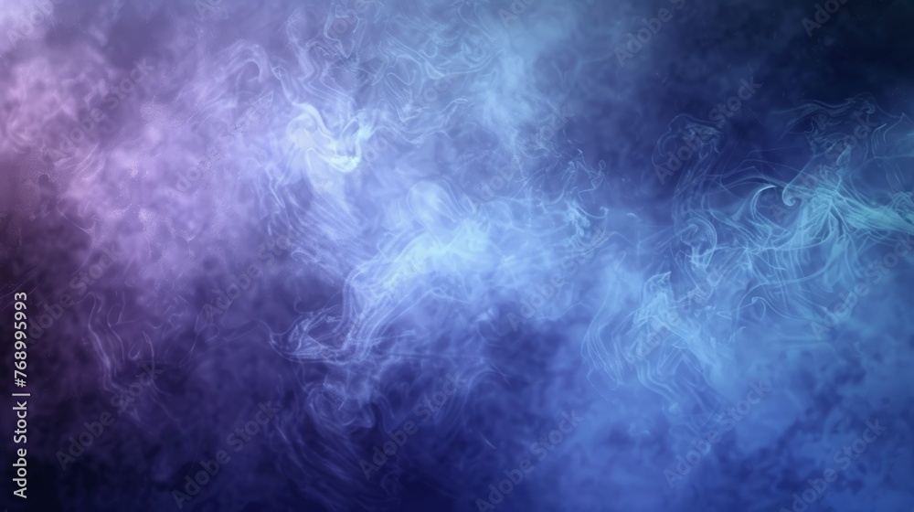 A haunting, ethereal mist texture, reflecting the mysterious atmosphere creates surreal moments, with soft whites, blues, and purples blending together created with Generative AI Technology - obrazy, fototapety, plakaty 