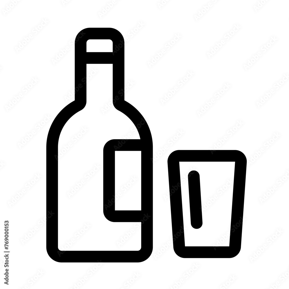 Catering category outline icon pack Catering category outline icon pack