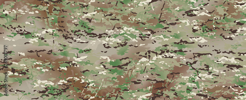 Foto multicam camo pattern for wallpaper or print material decal, arid tropic black m