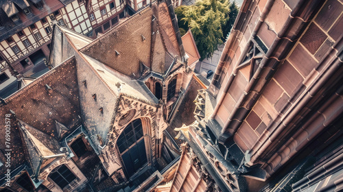 Captivating view of the architectural beauty of Strasbourg, France © Veniamin Kraskov