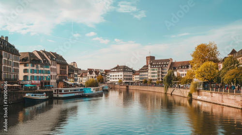 Captivating view of the architectural beauty of Strasbourg  France