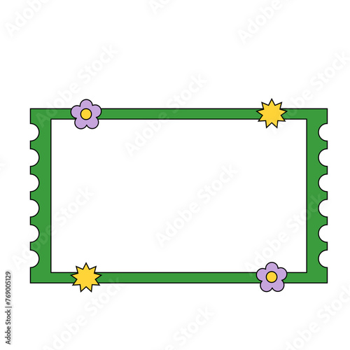 Colorful Retro Frame