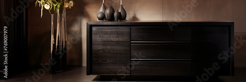 Elegant Elegance: The Surprisingly Sophisticated Allure of Ebonized Oak Wood photo