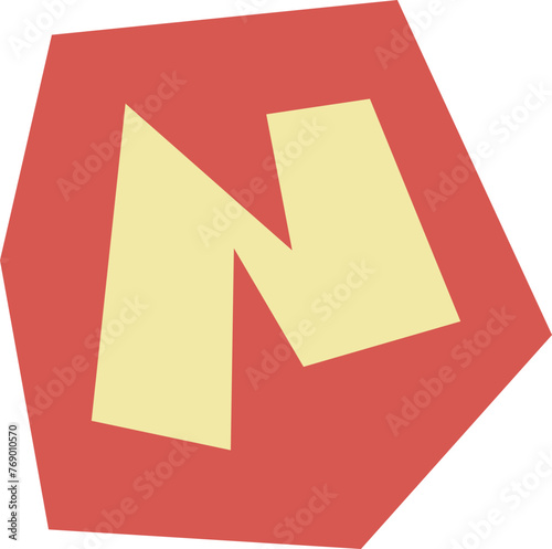 Ransom Cutout Alphabet Element