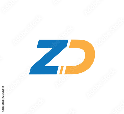 ZD letter logo design vector template Free Download ZD letter logo design vector template - GFXLoad