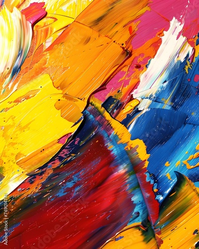  textures of colored oil paints