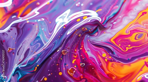  textures of colored paints © Vlad Kapusta