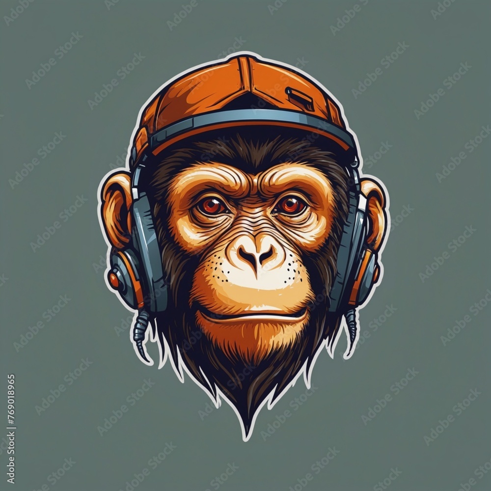cool monkey logo v2 cool monkey logo v2