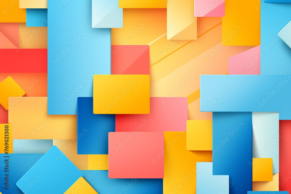 Abstract geometric background with colorful rectangles. Eps 10 vector file. Abstract geometric background with colorful rectangles. Eps 10 vector file.