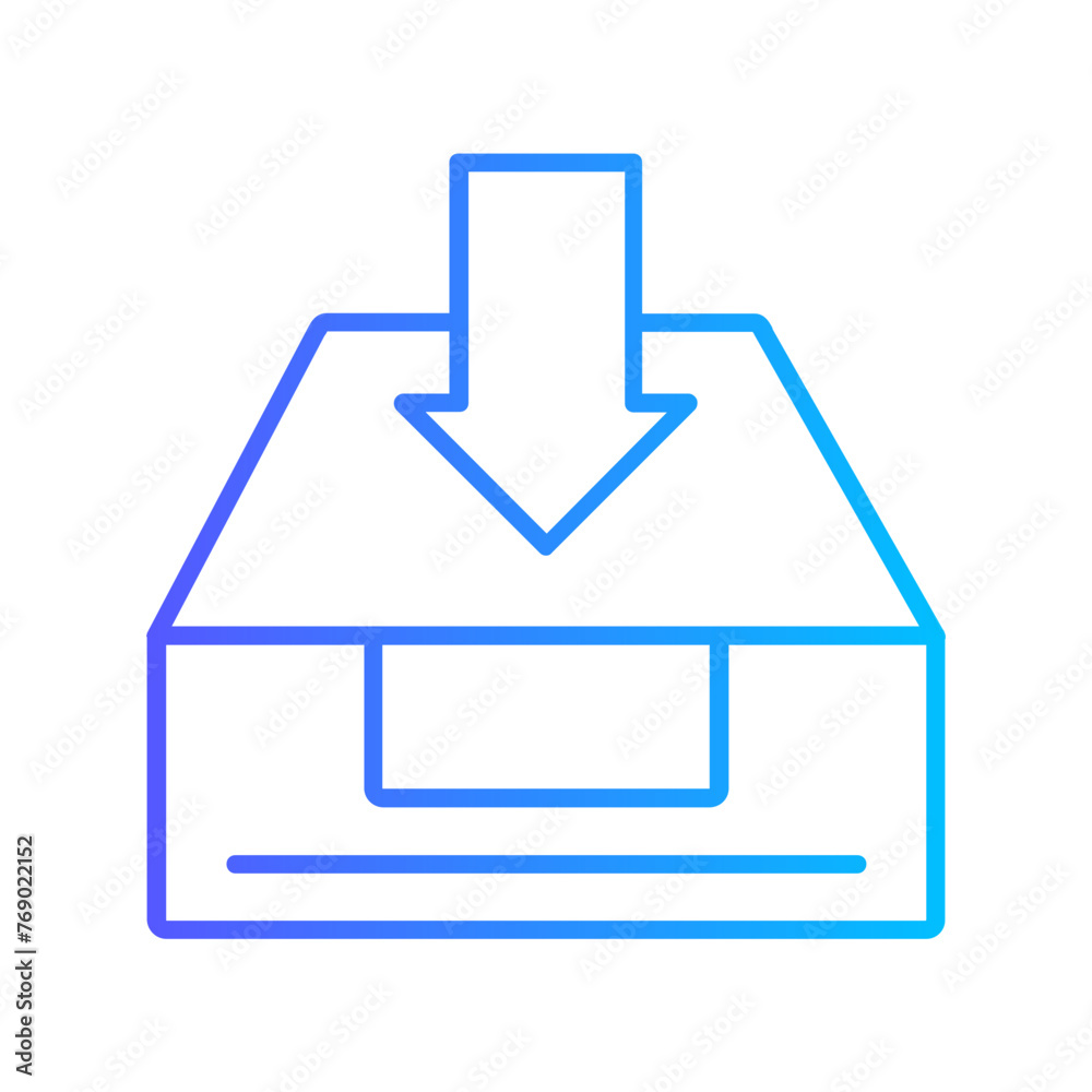 Inbox Vector Icon Inbox Vector Icon