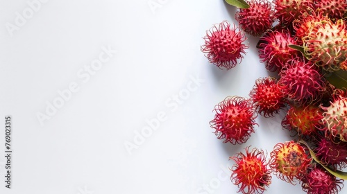 rambutan background for text.