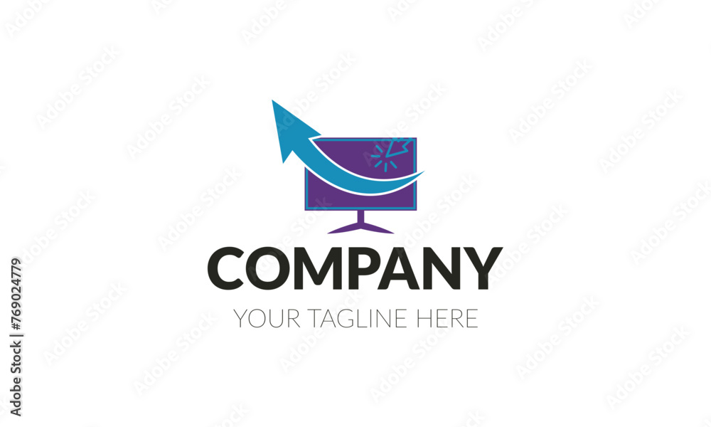 Creative Design Financial Business Logos With Combination of Arrows Creative Design Financial Business Logos With Combination of Arrows