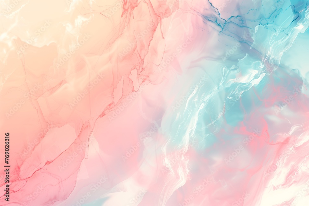 Abstract Gradient Smooth Blurred Marble Pastel Background Image