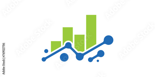 creative financial tech logo design, trade and connection logo design, logo design template, symbol, icon, vector, creative idea.