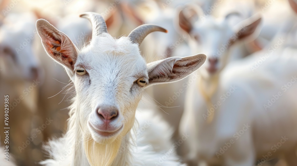 goat in their pen, reflecting the simplicity and joy of countryside living. goat in their pen, reflecting the simplicity and joy of countryside living.
