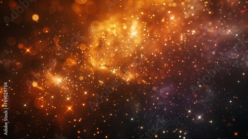 Glistening Stardust Abstract Background