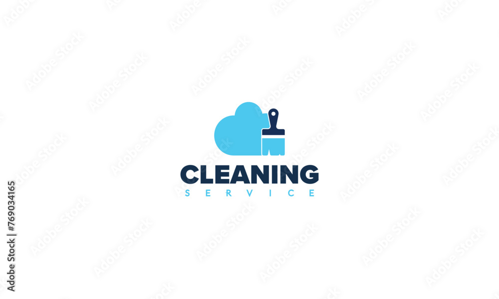 Creative modern Cleaning Service Logo Template and Icon Creative modern Cleaning Service Logo Template and Icon