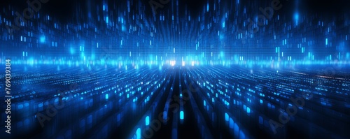 CloseUp Azure LED blurred screen. LED soft focus background. abstract background ideal for design with copy space for text