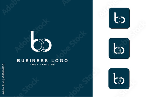 BO, OB, B, O, Abstract Letters Logo Monogram